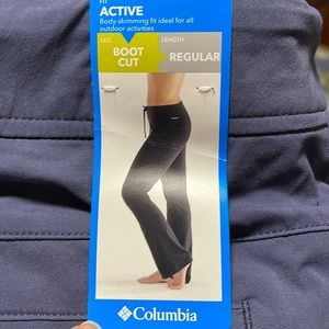 Columbia Women's Anytime Outdoor Boot Cut Pant 20W Regular Navy NWT